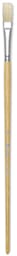 Raphaël D'Artigny Interlocked White Bristle Brush - Flat brush shown upright