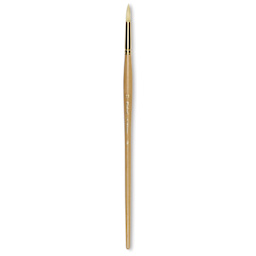 Raphaël D'Artigny Interlocked White Bristle Brush - Round, Long Handle, Size 12