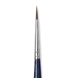 Da Vinci Cosmotop Sable Mix B Brush - Round, Short Handle, Size 0 close up