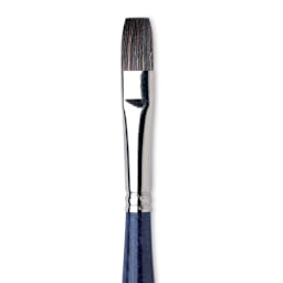 Da Vinci Sable Mix Brush - Flat Wash, Short Handle, Size 10 close up