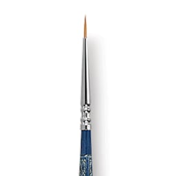 Escoda Optimo Kolinsky Sable Brush - Pointed Round, Long Handle, Size 0 close up