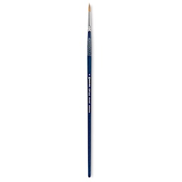 Escoda Optimo Kolinsky Sable Brush - Pointed Round, Long Handle, Size 4