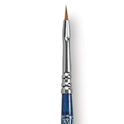 Escoda Optimo Kolinsky Sable Brush - Bright, Long Handle, Size 1 close up