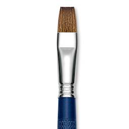 Escoda Optimo Kolinsky Sable Brush - Bright, Long Handle, Size 16 close up