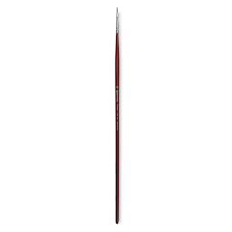 Escoda Bravo Light Ox Hair Brush - Bright, Long Handle, Size 0