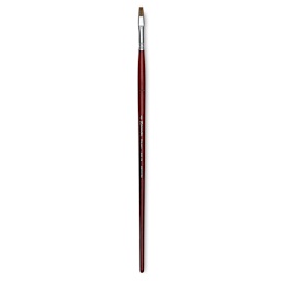 Escoda Bravo Light Ox Hair Brush - Bright, Long Handle, Size 8