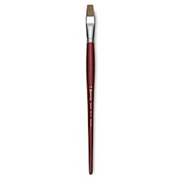 Escoda Bravo Light Ox Hair Brush - Bright, Long Handle, Size 18