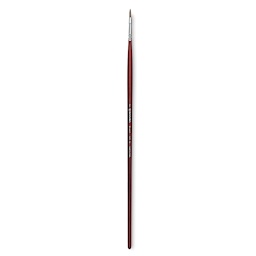 Escoda Bravo Light Ox Hair Brush - Long Filbert, Long Handle, Size 2