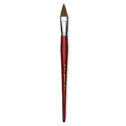 Escoda Bravo Light Ox Hair Brush - Long Filbert, Long Handle, Size 22
