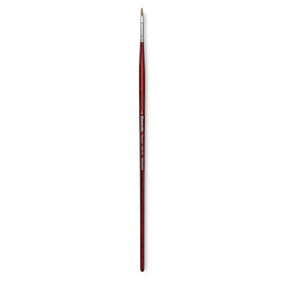 Escoda Bravo Light Ox Hair Brush - Flat, Long Handle, Size 2