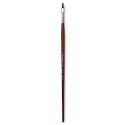Escoda Bravo Light Ox Hair Brush - Flat, Long Handle, Size 8