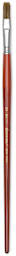 Bravo Light Ox Hair Brushes - Flat Brush shown upright
