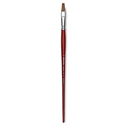 Escoda Bravo Light Ox Hair Brush - Flat, Long Handle, Size 14