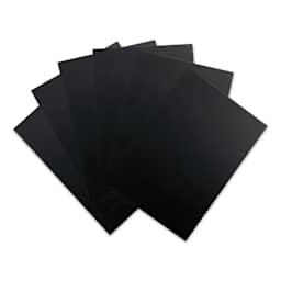 Royal & Langnickel Engraving Art Blank Board - White Foil, 5" x 7", Pkg of 6 contents