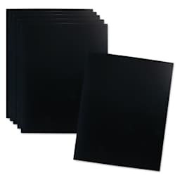 Royal & Langnickel Engraving Art Blank Board - Silver Foil, 11" x 14", Pkg of 6 contents