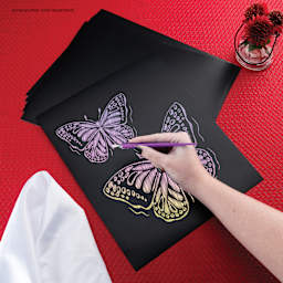 Royal & Langnickel Engraving Art Scratch Board - Holographic Foil, 11" x 14", Pkg of 6