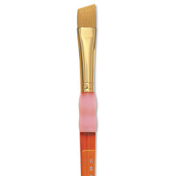 Royal & Langnickel Big Kids' Choice Lil' Grippers Brush - Series BK65 Angular, Size 1/2", Short Handle