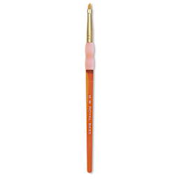 Royal & Langnickel Big Kids' Choice Lil' Grippers Brush - Series BK65 Angular, Size 1/8", Short Handle
