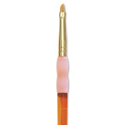 Royal & Langnickel Big Kids' Choice Lil' Grippers Brush - Series BK65 Angular, Size 1/8", Short Handle