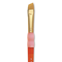 Royal & Langnickel Big Kids' Choice Lil' Grippers Brush - Series BK65 Angular, Size 3/8", close-up