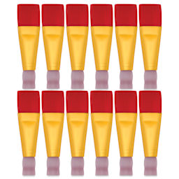 Royal & Langnickel Big Kid's Choice Glaze Brush Set - Set of 12, Flat, Size 1", close up