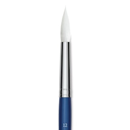 Princeton Summit Series 6850 Round Brush - Size 12, Short Handle, Synthetic close up