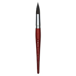 Escoda Aquario Squirrel Hair Brush - Round, Short Handle, Size 24