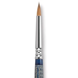 Escoda Optimo Kolinsky Sable Brush - Detailer Round, Short Handle, Size 6 close up