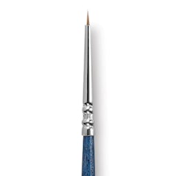 Escoda Optimo Kolinsky Sable Brush - Detailer Round, Short Handle, Size 2/0 close up