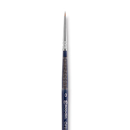 Escoda Optimo Kolinsky Sable Brush - Pointed Round, Short Handle, Size 0