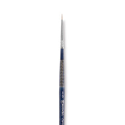 Escoda Optimo Kolinsky Sable Brush - Pointed Round, Short Handle, Size 3/0