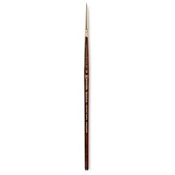 Escoda Reserva Kolinsky-Tajmyr Sable Brush - Pointed Round, Short Handle, Size 0 (full length)