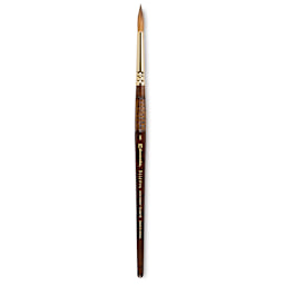 Escoda Reserva Kolinsky-Tajmyr Sable Brush - Pointed Round, Short Handle, Size 8 (full length)