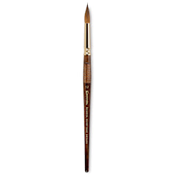 Escoda Reserva Kolinsky-Tajmyr Sable Brush - Pointed Round, Short Handle, Size 12 (full length)