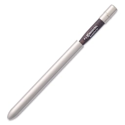 Escoda Barroco Toray Gold Synthetic Travel Brush - Round, Size 2, brush inserted inside the handle