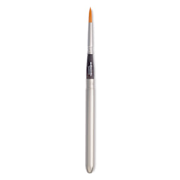 Escoda Barroco Toray Gold Synthetic Travel Brush - Round, Size 8