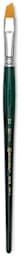 Escoda Barroco Toray Gold Synthetic Brush - Angular, Short Handle, Size 12