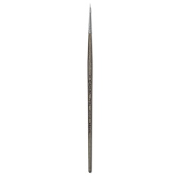Escoda Perla Toray White Synthetic Brush - Bright, Short Handle, Size 0