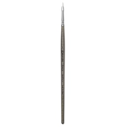 Escoda Perla Toray White Synthetic Brush - Bright, Short Handle, Size 1