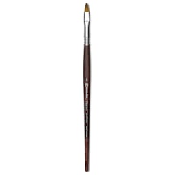 Escoda Prado Tame Synthetic Brush - Bright, Short Handle, Size 8