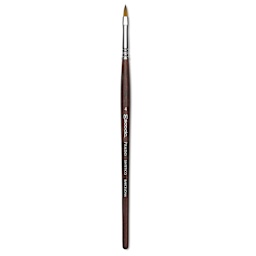 Escoda Prado Tame Synthetic Brush - Filbert, Short Handle, Size 4