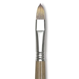 Escoda Tadami Synthetic Mongoose Brush - Filbert, Short Handle, Size 6