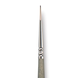 Escoda Tadami Synthetic Mongoose Brush - Round, Short Handle, Size 1 close up