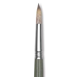 Escoda Tadami Synthetic Mongoose Brush - Round, Short Handle, Size 12
