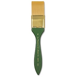 Princeton Good Synthetic Golden Taklon Brush - Flat Wash, Short Handle