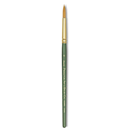Princeton Good Synthetic Golden Taklon Brush - Round, Short Handle, Size 8