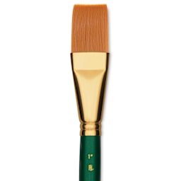Princeton Good Synthetic Golden Taklon Brush - Stroke, Short Handle, Size 1"