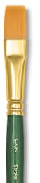 Princeton Good Synthetic Golden Taklon Brush - Stroke, Short Handle, Size 1/2" closeup