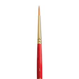 Princeton Heritage Sable Brush - Round, Short Handle, Size 1 close up