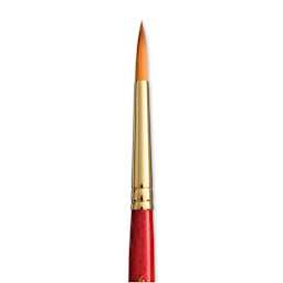 Princeton Heritage Sable Brush - Round, Short Handle, Size 6 close up
